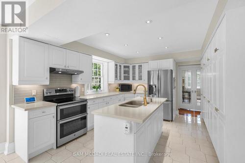 1690 Sherway Drive, Mississauga, ON - Indoor Photo Showing Kitchen With Double Sink