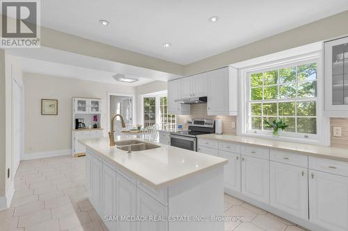 1690 Sherway Drive, Mississauga, ON - Indoor Photo Showing Kitchen With Double Sink