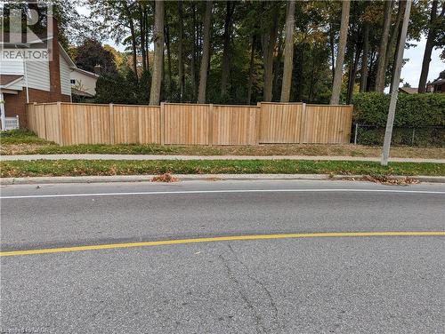 Front of property has been fenced off - 462 Hazel Street, Waterloo, ON 