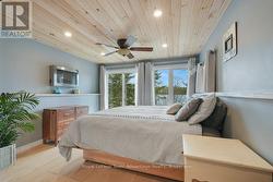 lower level Primary Bedroom with Sliding Door - 