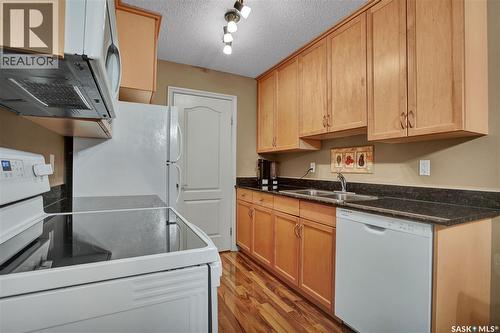 202D1 1121 Mckercher Drive, Saskatoon, SK - Indoor Photo Showing Kitchen With Double Sink