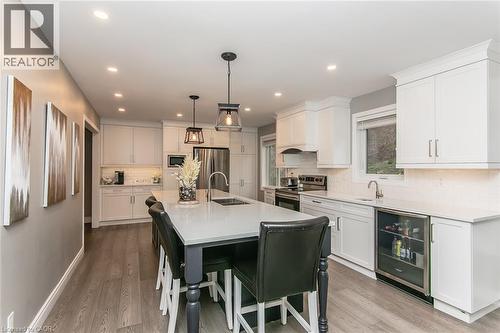 Renovated Kitchen - 1774 Old Mill Road, Kitchener, ON - Indoor Photo Showing Kitchen With Upgraded Kitchen