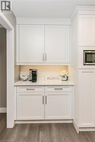 Coffee area in Kitchen - 1774 Old Mill Road, Kitchener, ON - Indoor Photo Showing Kitchen