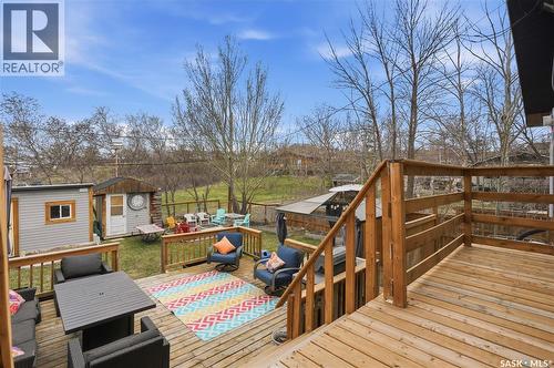 608 Aurora Street, Saskatchewan Beach, SK - Outdoor With Deck Patio Veranda