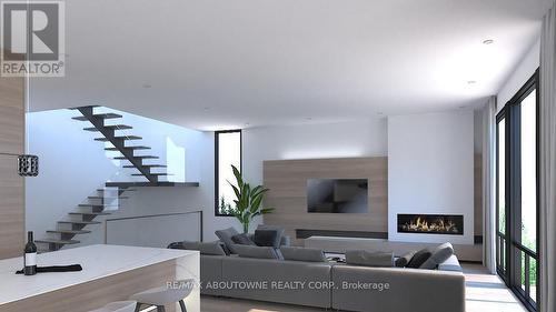 74 Upper Mount Albion Road, Hamilton, ON - Indoor Photo Showing Living Room With Fireplace