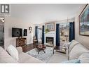 615 Glenmeadows Road Unit# 49, Kelowna, BC  - Indoor Photo Showing Living Room With Fireplace 