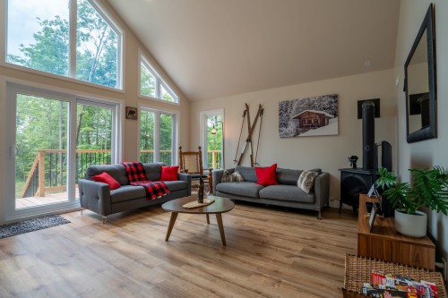 Salon - 232 Ch. Du Pavillon-Kanata, Amherst, QC - Indoor Photo Showing Living Room