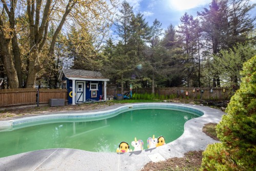 Piscine - 75 6E Rang, Mont-Saint-Grégoire, QC - Outdoor With In Ground Pool With Backyard