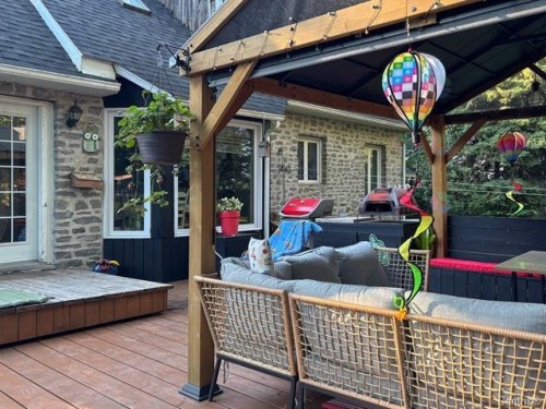 Balcon - 75 6E Rang, Mont-Saint-Grégoire, QC - Outdoor With Deck Patio Veranda