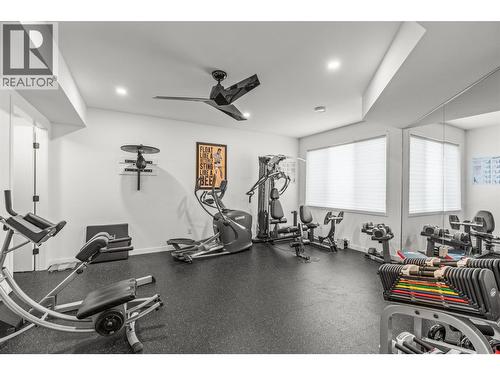 7938 Graystone Drive, Coldstream, BC - Indoor Photo Showing Gym Room