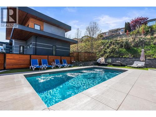 7938 Graystone Drive, Coldstream, BC - Outdoor With In Ground Pool
