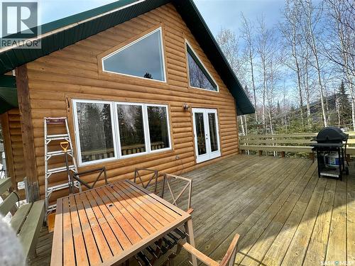 Sk 2404 Wapoos Place, Northern Admin District, SK - Outdoor With Deck Patio Veranda