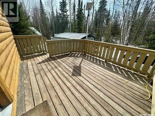 Sk 2404 Wapoos Place, Northern Admin District, SK - Outdoor With Deck Patio Veranda