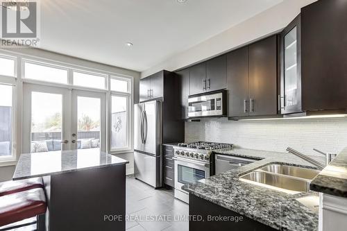 21 Ruby Lang Lane, Toronto, ON - Indoor Photo Showing Kitchen With Stainless Steel Kitchen With Double Sink With Upgraded Kitchen