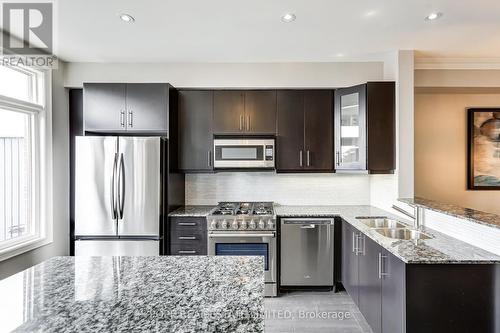 21 Ruby Lang Lane, Toronto, ON - Indoor Photo Showing Kitchen With Stainless Steel Kitchen With Double Sink With Upgraded Kitchen