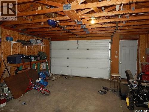222 Westview Drive, Coronach, SK - Indoor Photo Showing Garage