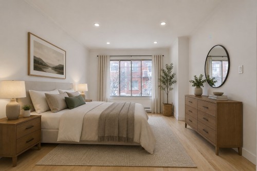 Chambre à coucher principale - 11827 Rue Joseph-Casavant, Montréal (Ahuntsic-Cartierville), QC - Indoor Photo Showing Bedroom