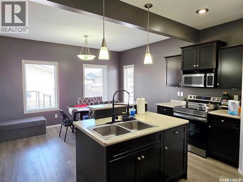 531 Gordon Road, Saskatoon, SK - Indoor Photo Showing Kitchen With Double Sink