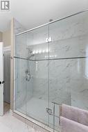 Walk in tile shower with bench - 