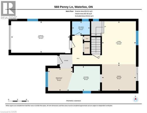 Floor plan - 560 Penny Lane, Waterloo, ON 