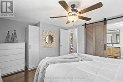 Primary bedroom with renovated 3-pc ensuite - 