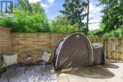 Private, fenced patio - 