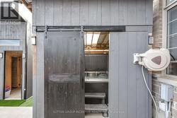 Barn Door to Hot Tub - 