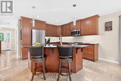 Cabinets to the ceiling. - 