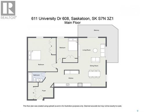 608 611 University Drive, Saskatoon, SK 