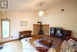 Living Room with Propane Fireplace - 