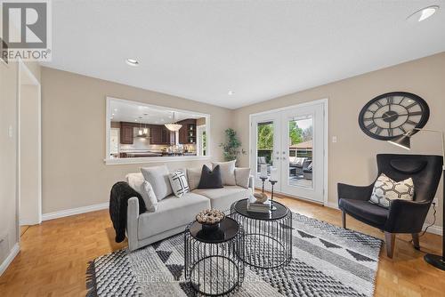 Open just the right amount to the kitchen - 72 Bonacres Avenue, Toronto, ON 