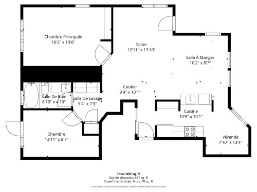 Plan (croquis) - 2-160 Boul. Du Mont-Bleu, Gatineau (Hull), QC 