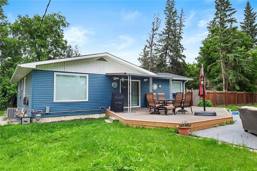 Large deck at the back - 6 Deer Ridge Road, Brandon, MB 