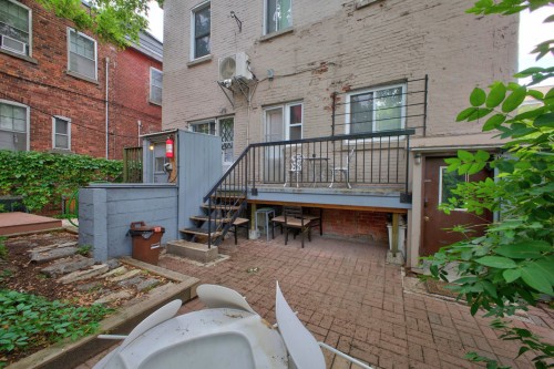 Courtyard - 87 Rue Milton, Montréal (Le Plateau-Mont-Royal), QC - Outdoor With Deck Patio Veranda With Exterior