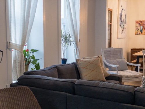 Living Room - 89 Rue Milton, Montréal (Le Plateau-Mont-Royal), QC - Indoor Photo Showing Living Room