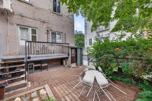Courtyard - 89 Rue Milton, Montréal (Le Plateau-Mont-Royal), QC - Outdoor With Deck Patio Veranda With Exterior