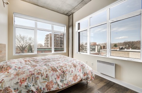 Chambre à coucher principale - 410-175 Av. Metcalfe, Westmount, QC 