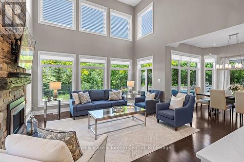 42 Silver Crescent, Collingwood, ON - Indoor Photo Showing Living Room With Fireplace