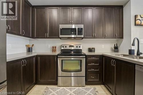4128 Palermo Common, Burlington, ON - Indoor Photo Showing Kitchen With Stainless Steel Kitchen With Double Sink