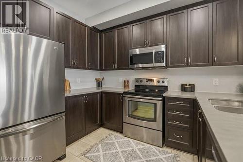 4128 Palermo Common, Burlington, ON - Indoor Photo Showing Kitchen With Stainless Steel Kitchen