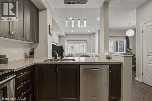 4128 Palermo Common, Burlington, ON - Indoor Photo Showing Kitchen With Double Sink