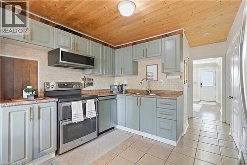 141 Mcanulty Boulevard, Hamilton, ON - Indoor Photo Showing Kitchen With Double Sink With Upgraded Kitchen