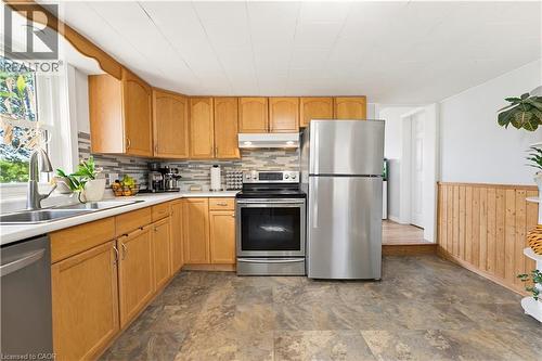 1390 Mckenzie Road, Caledonia, ON - Indoor Photo Showing Kitchen With Double Sink