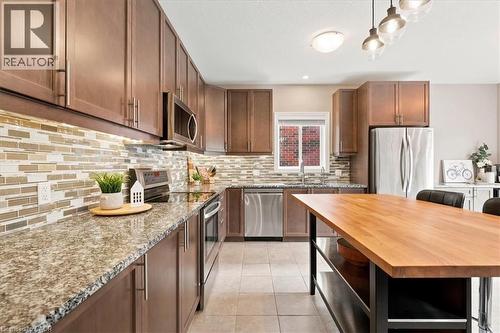 921 Eden Oak Court, Kitchener, ON - Indoor Photo Showing Kitchen With Double Sink With Upgraded Kitchen