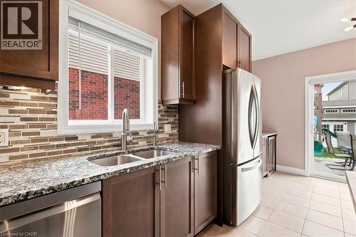 921 Eden Oak Court, Kitchener, ON - Indoor Photo Showing Kitchen With Double Sink