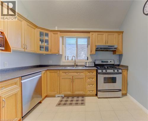 460 Langlaw Drive, Cambridge, ON - Indoor Photo Showing Kitchen With Double Sink