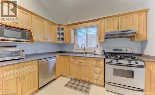 460 Langlaw Drive, Cambridge, ON - Indoor Photo Showing Kitchen With Double Sink