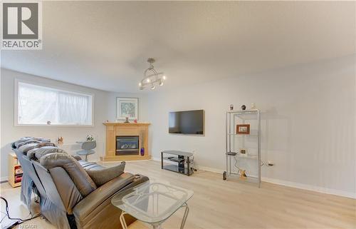 460 Langlaw Drive, Cambridge, ON - Indoor Photo Showing Living Room With Fireplace