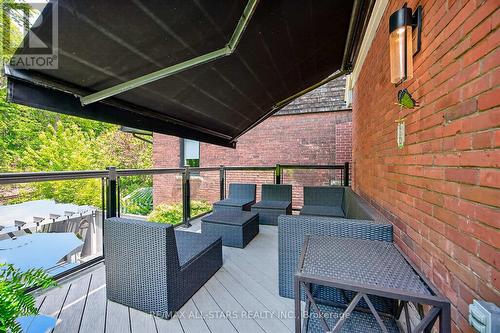 Primary Bedroom Terrace W/ Retractable Awning - 30 Edgewood Crescent, Toronto, ON 