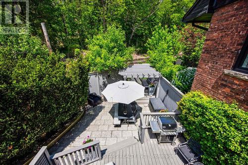 Primary Bedroom Terrace View - 30 Edgewood Crescent, Toronto, ON 